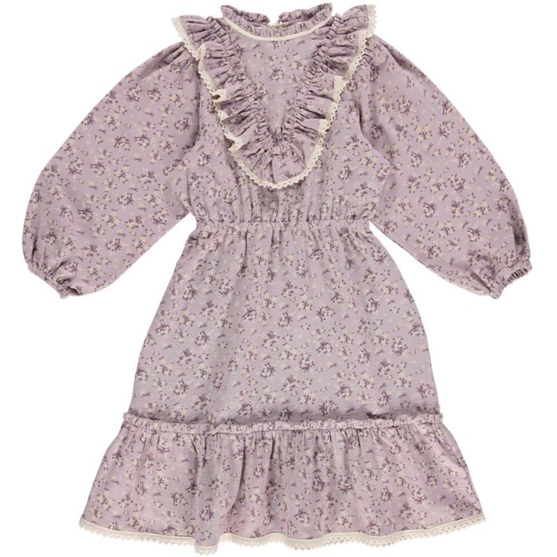 Ria Flower Dress – Lilac Floral – FINAL SALE
