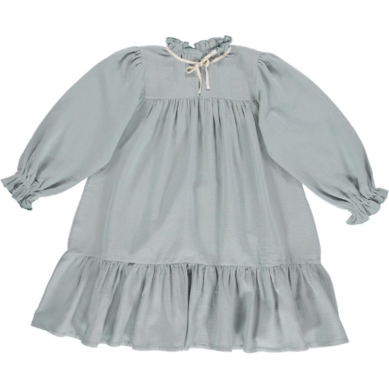 Agatha Dress – Aqua Grey|2yr|4yr|6yr