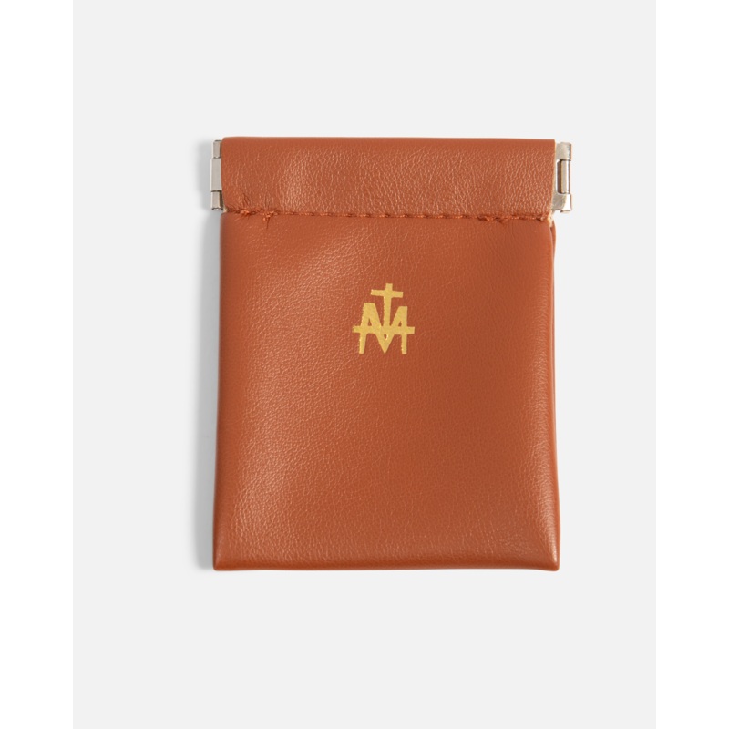 Brown Rosary Pouch