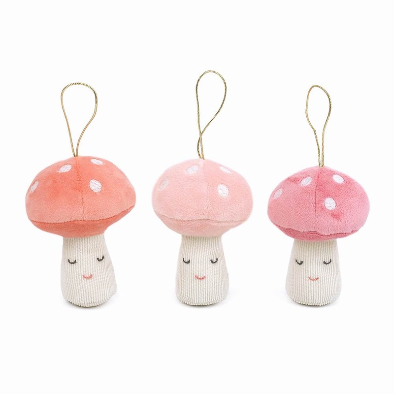 Woodland Mushroom Trio – Pink