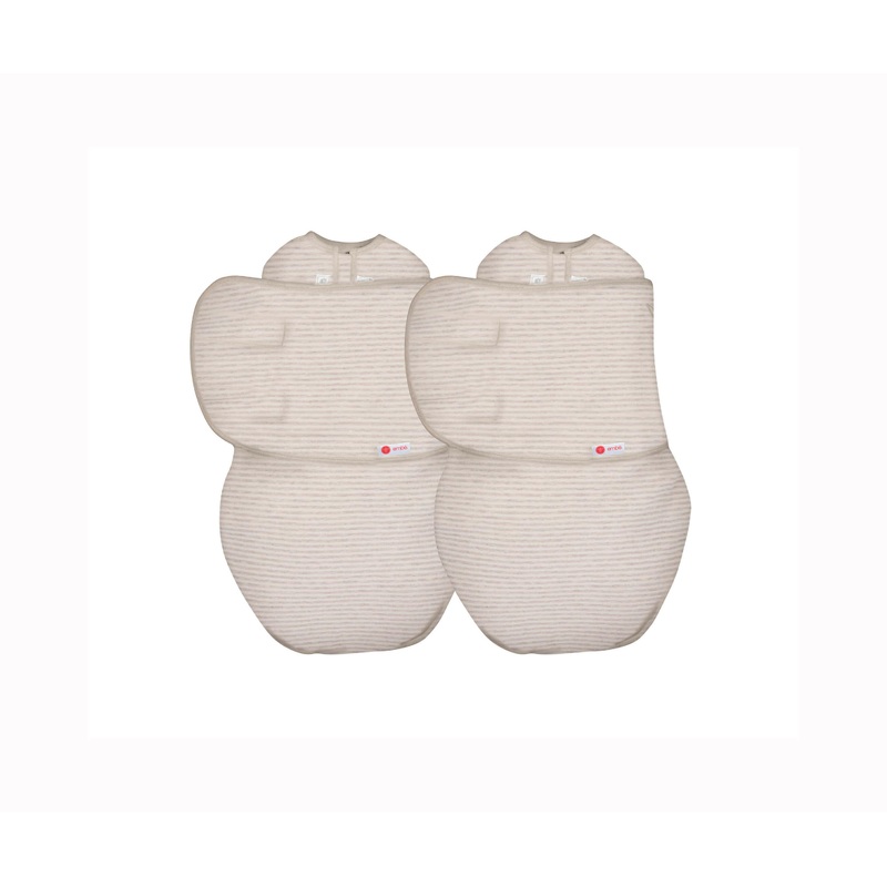 *Organic* Swaddle Wrap Bundle|2-Pack|3-Pack|Heathered Oatmeal Stripe