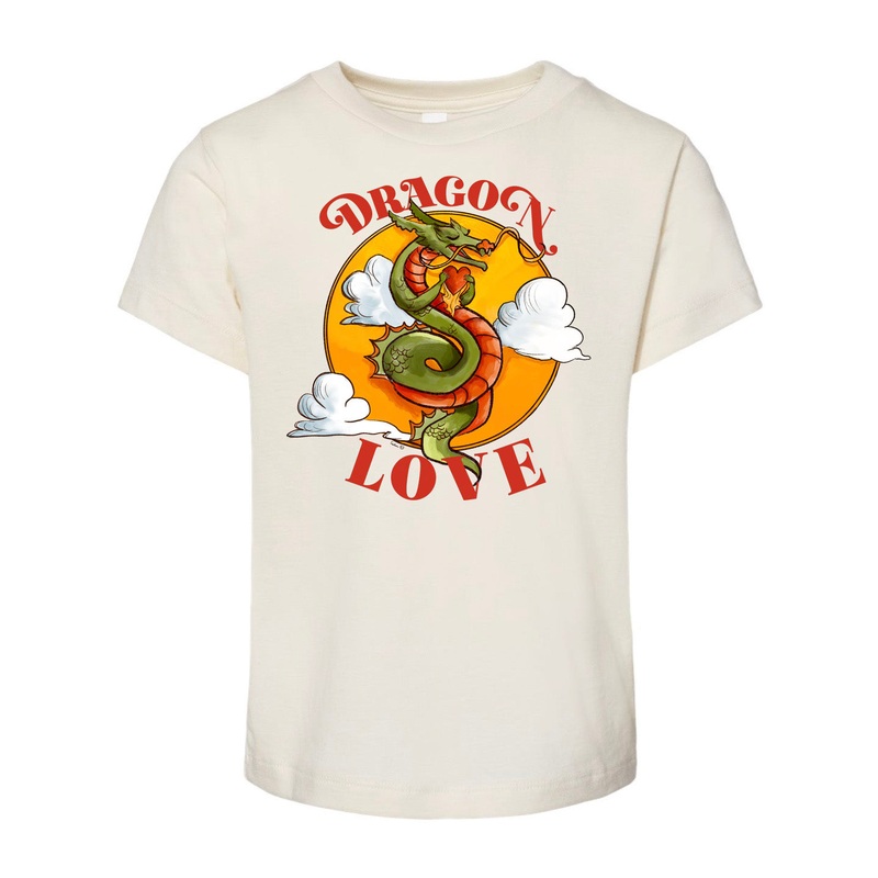 Dragon Love – Natural [Children’s Tee]