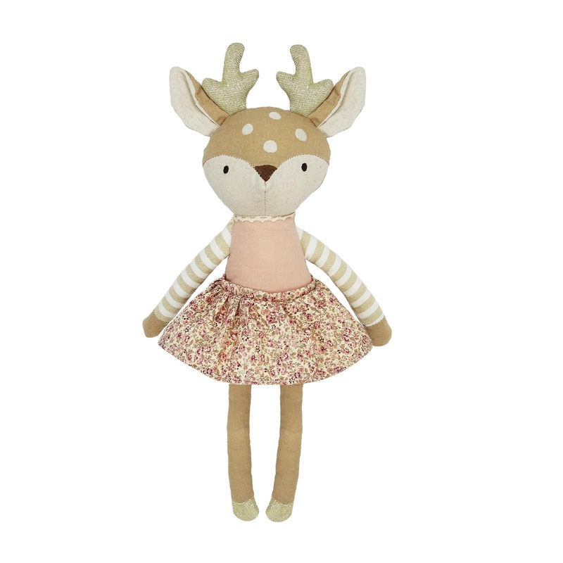 FLEURETTE FAWN LINEN DOLL