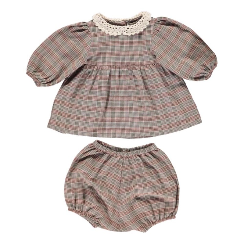 Eleanor Baby Set – Vintage Plaid