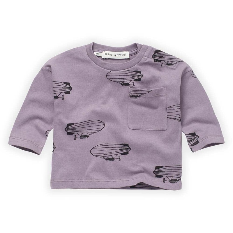 Zeppelin T-Shirt – Ice Purple|NB|3m|6m|12m|18m|2yr|3yr|4yr|5yr|6yr