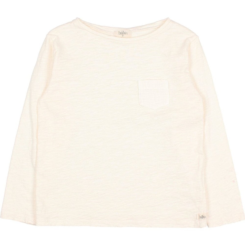 Pocket T-Shirt – Talc|2yr|3yr|4yr|6yr
