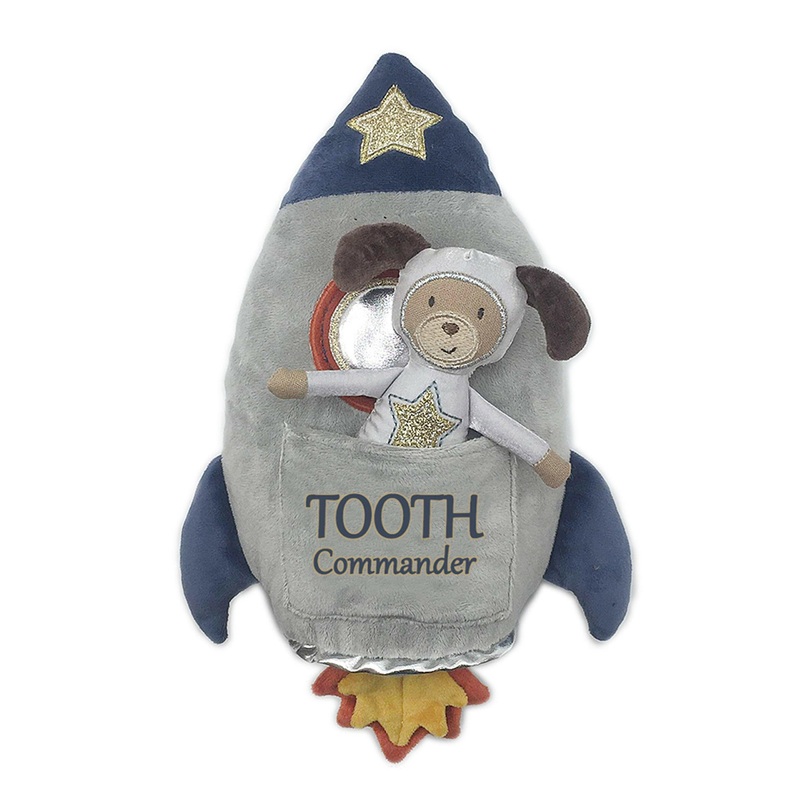 Spaceship ‘Tooth Commander’ Pillow And Doll Set