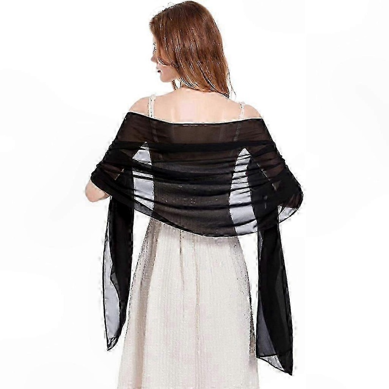 Evening Shawl for Women Soft Chiffon Wrap Flowing Bridal Accessory | Fruugo SG