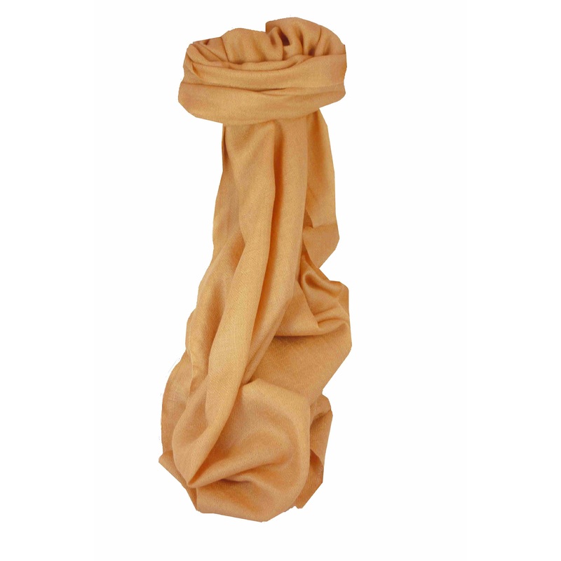 Fine Cashmere Scarf Karakoram Birds-Eye Weave Peach  by Pashmina & Silk | Fruugo SG
