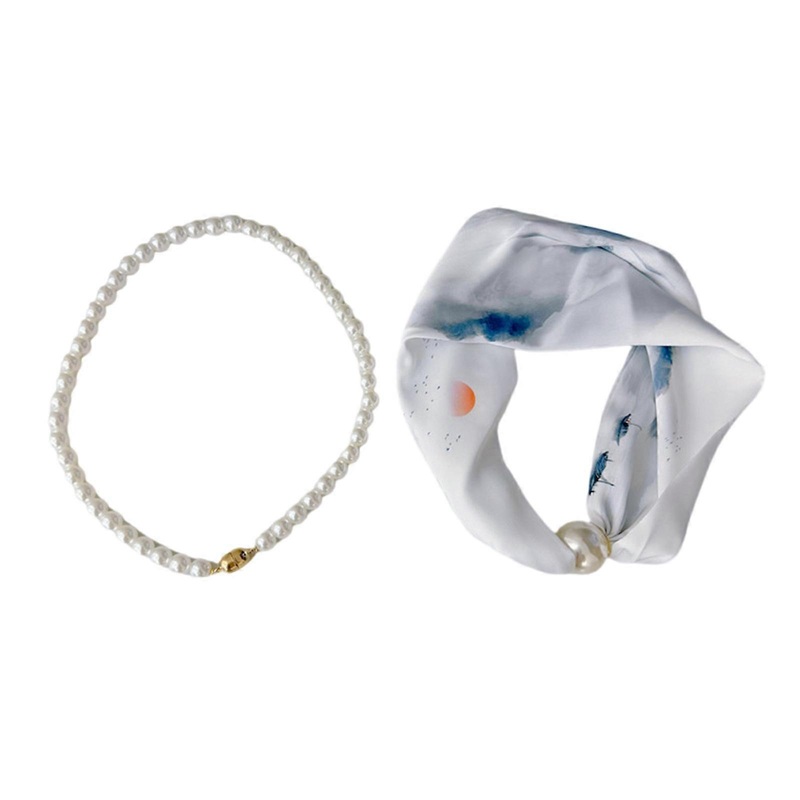 Magnetic Buckles Lazy Scarf Suit Women Fashion Sophisticated Collar Neckerchief Neck Protection Ornament | Fruugo SG