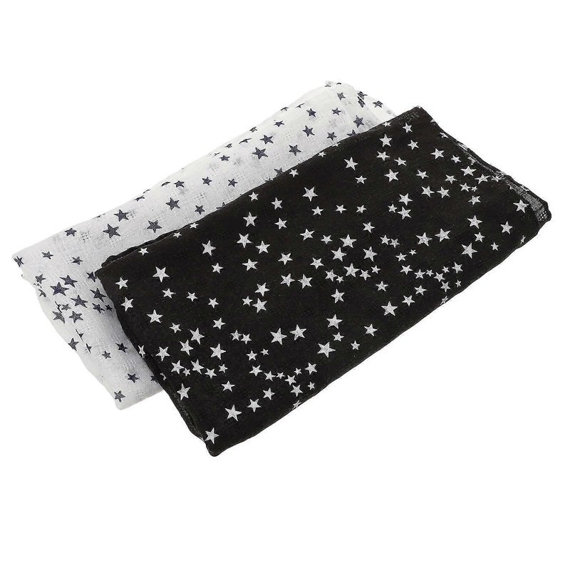 Square Scarf Cotton Versatile Wear Clothing Accessory Assorted Color 60.00X60.00cm 2Set | Fruugo SG