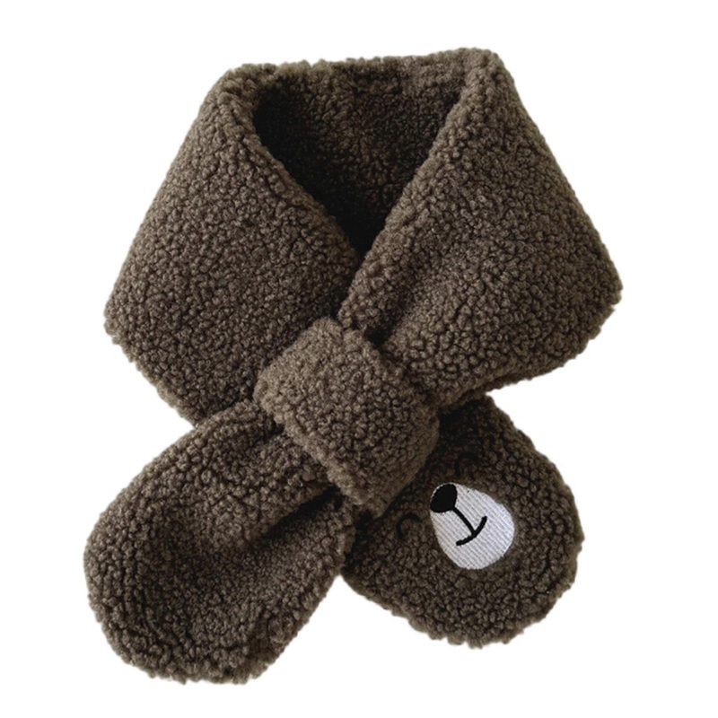 Autumn Winter Kids Scarf Cartoon Warm Neckerchief for Girls and Boys Comfortable Cosy Neck Scarf Baby Accessory  Coffee | Fruugo SG
