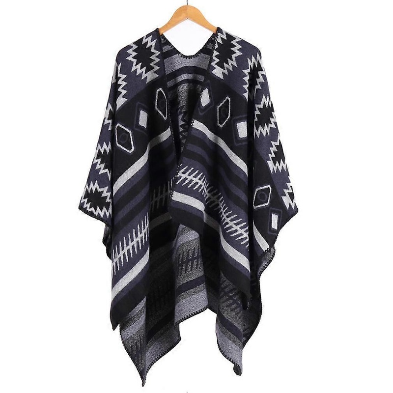Autumn Winter Thicken Shawl Wrap Pashmina Warm Scarf with Geometric Patterns for Lady | Fruugo SG
