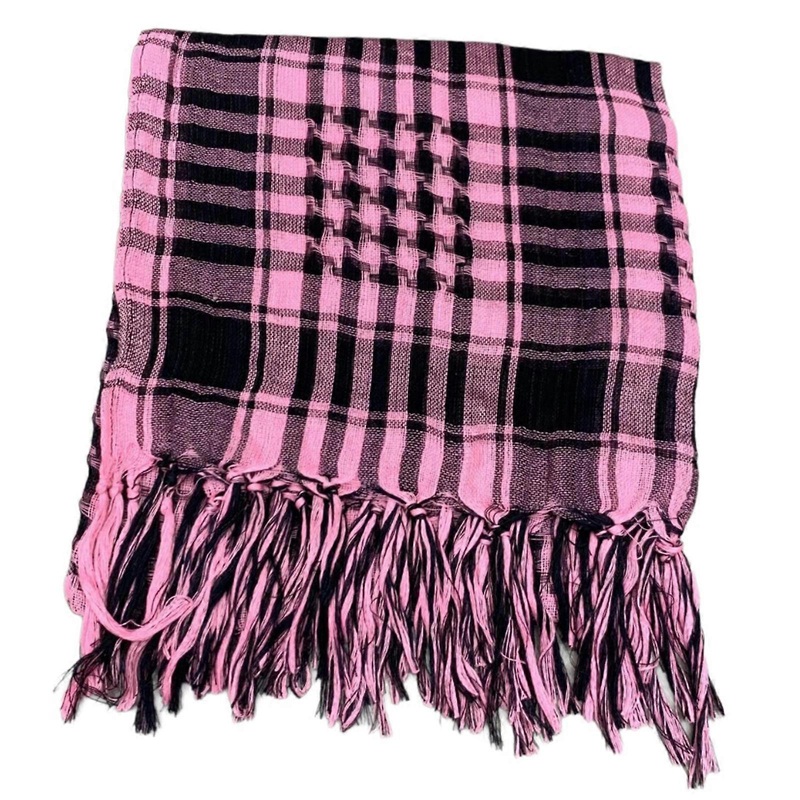Classical Headwrap Shemagh Scarf for Sun Protections Arab Keffiyeh Headscarf Arabian Headcover Ethnic Hijab Shawl  Pink | Fruugo SG