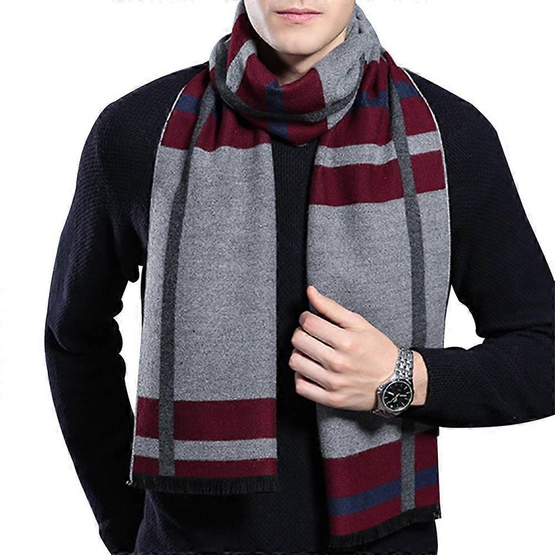 Cold Weather Scarves Thick Cashmere Scarf for Men Warm Soft Wool Scarf for Winter Autumn Wool Soft Warm | Fruugo SG