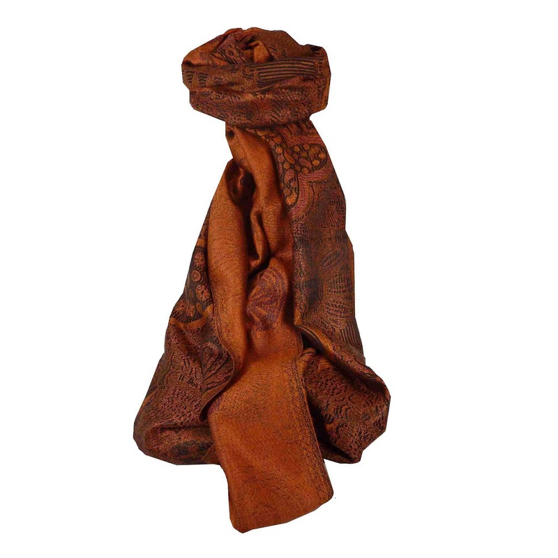 Jamawar Premium Silk Stole Pattern 3390 by Pashmina & Silk | Fruugo SG