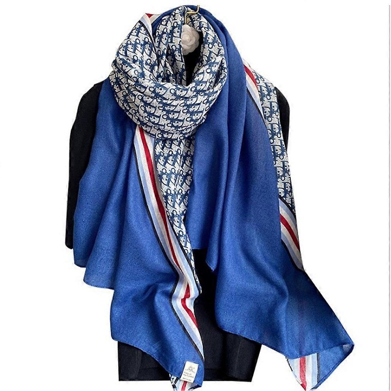 Long Silky Scarf with Letter D Printing Multi Purpose Neck Scarf Sun Proof Shawl Wrap for Lady | Fruugo SG