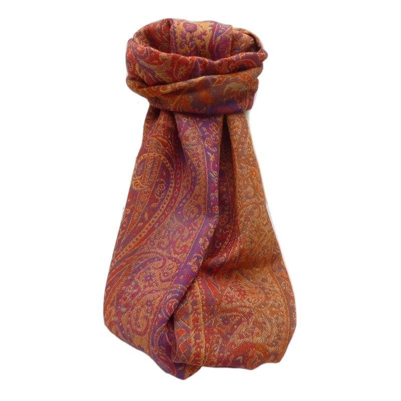 Muffler Scarf 6159 in Fine Pashmina Wool Heritage Range by Pashmina & Silk | Fruugo SG