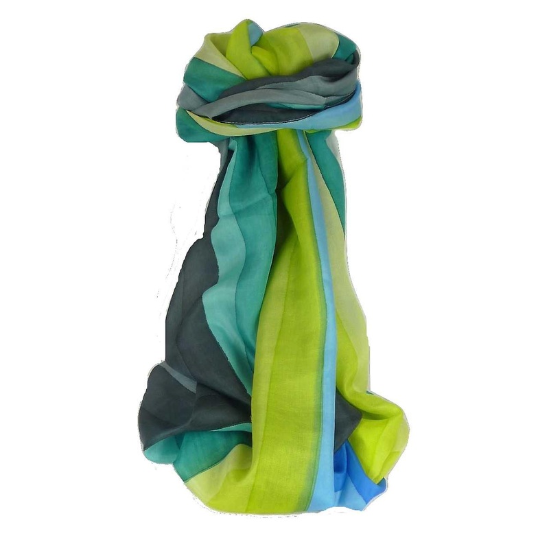 Mulberry Silk Classic Long Scarf Veena Rainbow Palette by Pashmina & Silk | Fruugo SG