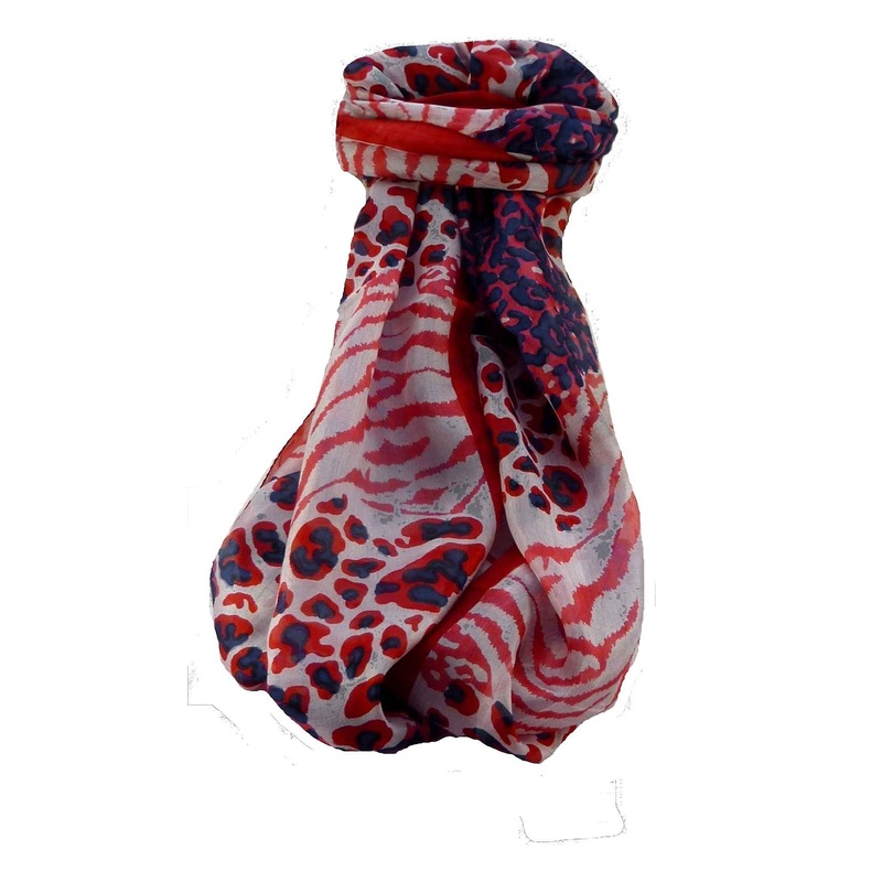 Mulberry Silk Contemporary Long Scarf Sha Scarlet by Pashmina & Silk | Fruugo SG
