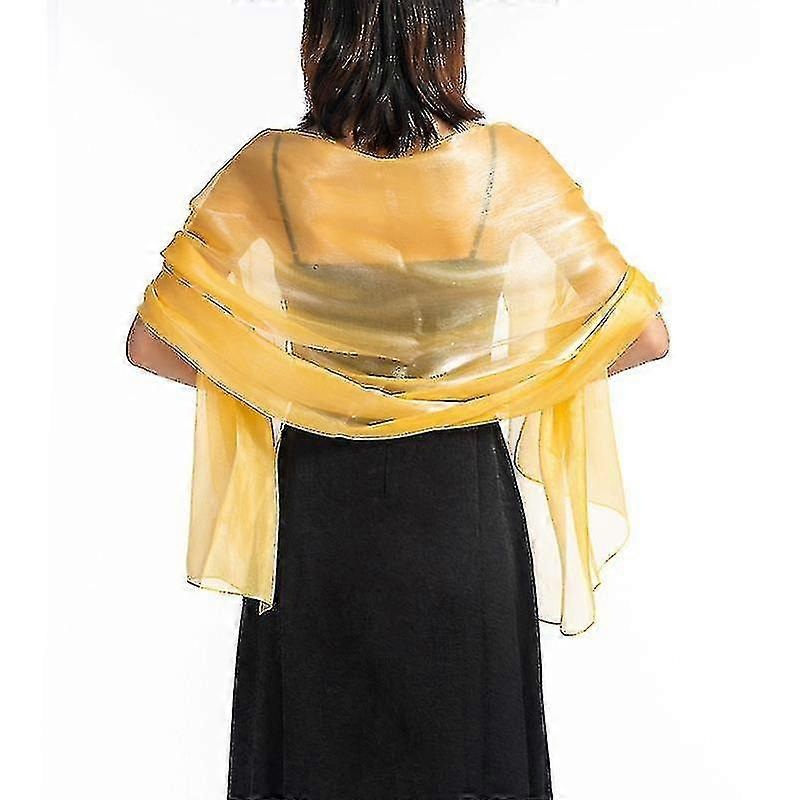 Women’s Evening Dress Wedding Shawl Solid Color Party Shawl Tulle Scarf | Fruugo SG