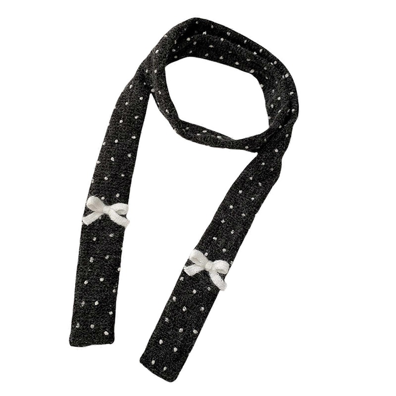 Casual Wear Neckerchief Fashion Scarf Party Scarf Stylish Lovely Neckerchief for Autumn and Winter  black gray | Fruugo SG