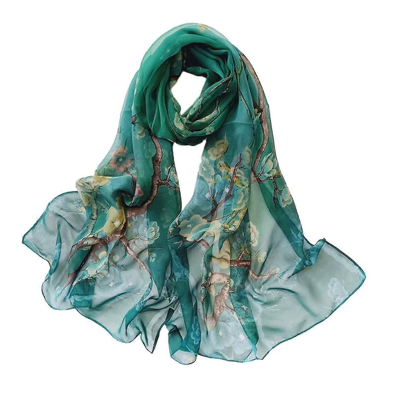 Chiffon scarves, scarves for women, lightweight floral print chiffon scarves, women’s shawls and capes | Fruugo SG