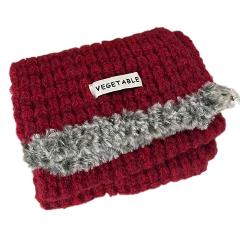 Comfortable Warm Scarf Indoor Outdoor Versatiles Scarves Solid Color Neckerchief for Skiing Shopping and Festives Occasi  Burgundy | Fruugo SG