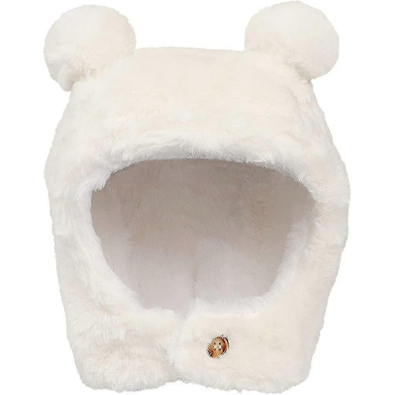 Cute Baby Hats One-piece Scarf Ear Protection Hood Hat Toddler Winter Beanie Hat | Fruugo SG