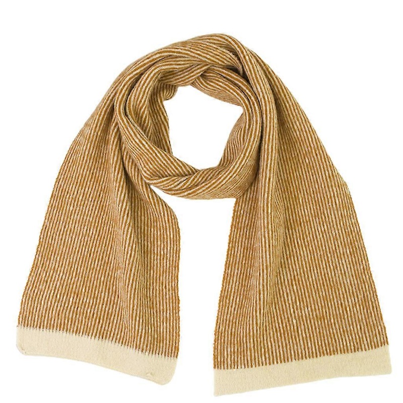 Decorative Scarfs Neckerchief Scarfs Neck Warmer Cashmere Feel Striped Scarf For Women Lightweight Warm Winter  Orange | Fruugo SG