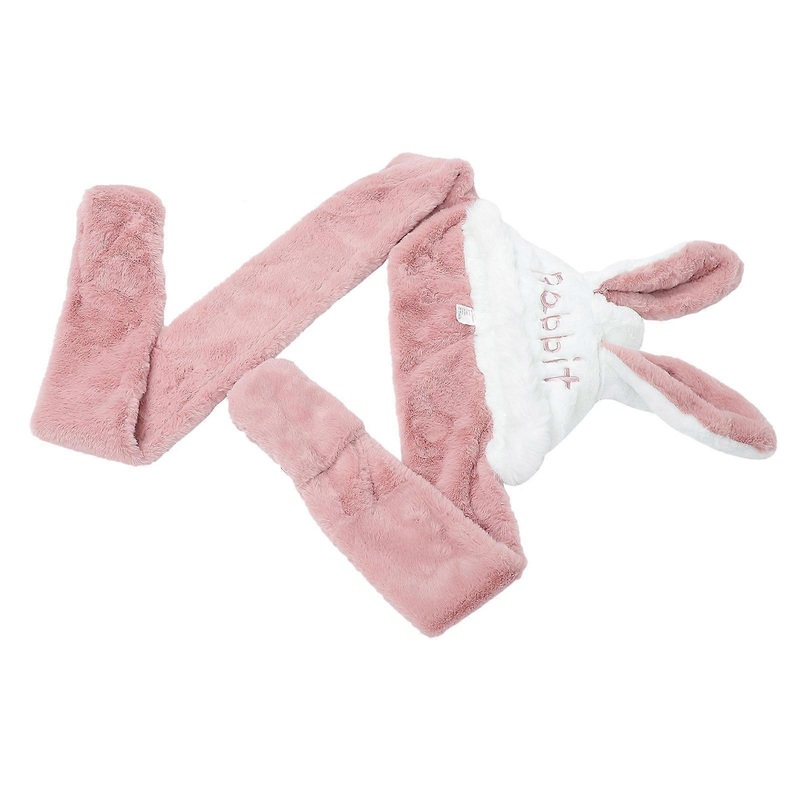 Hooded Scarf With Gloves Adorable Warm Scarf Winter Accessory For Students Pink 224X33Cm Multi-Functional 1Set | Fruugo SG