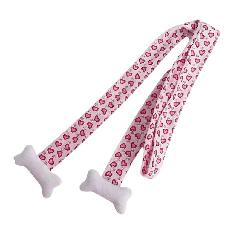 Love Heart Long Scarf for Women Teens Girl All Matching Thin Scarf 2000s Plush Bone Neck Scarf Fashion Photosnap Neckwear  White | Fruugo SG