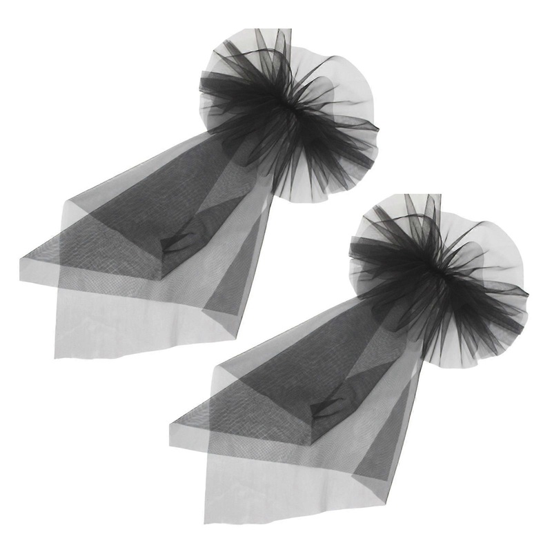 Women Proms Bridal Shrug Elegant Long Trailing Sheer Shawl Sexy Sheer Stole Shinning Shoulder Stole for Wedding Party  black 1pair | Fruugo SG