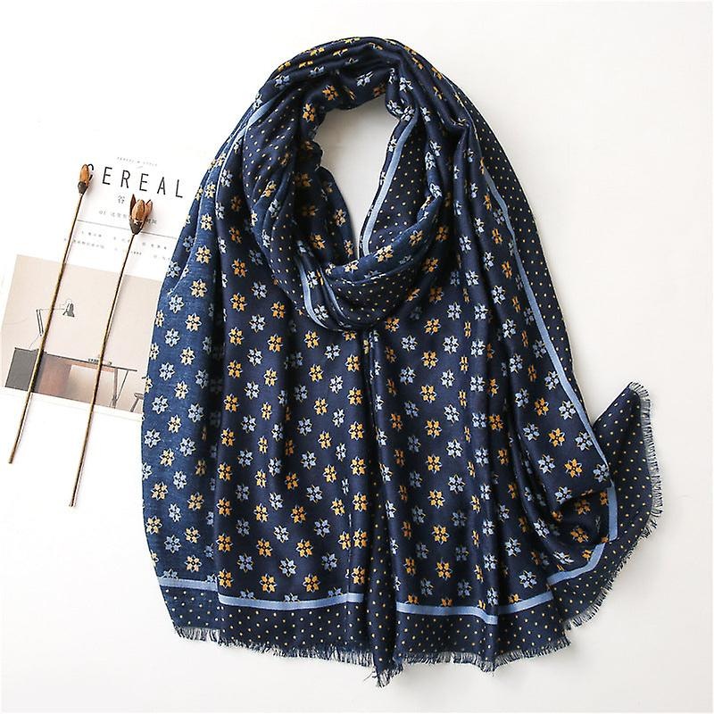 Women Scarf Shawl 2022 Spring And Autumn Retro Small Floral Sun Protection Casual | Fruugo SG
