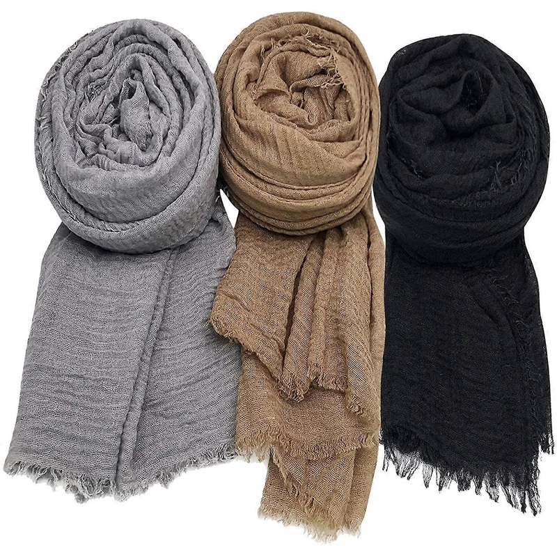 Women Scarf Shawl for All Season 3PCS Scarve Wrap Scarve | Fruugo SG