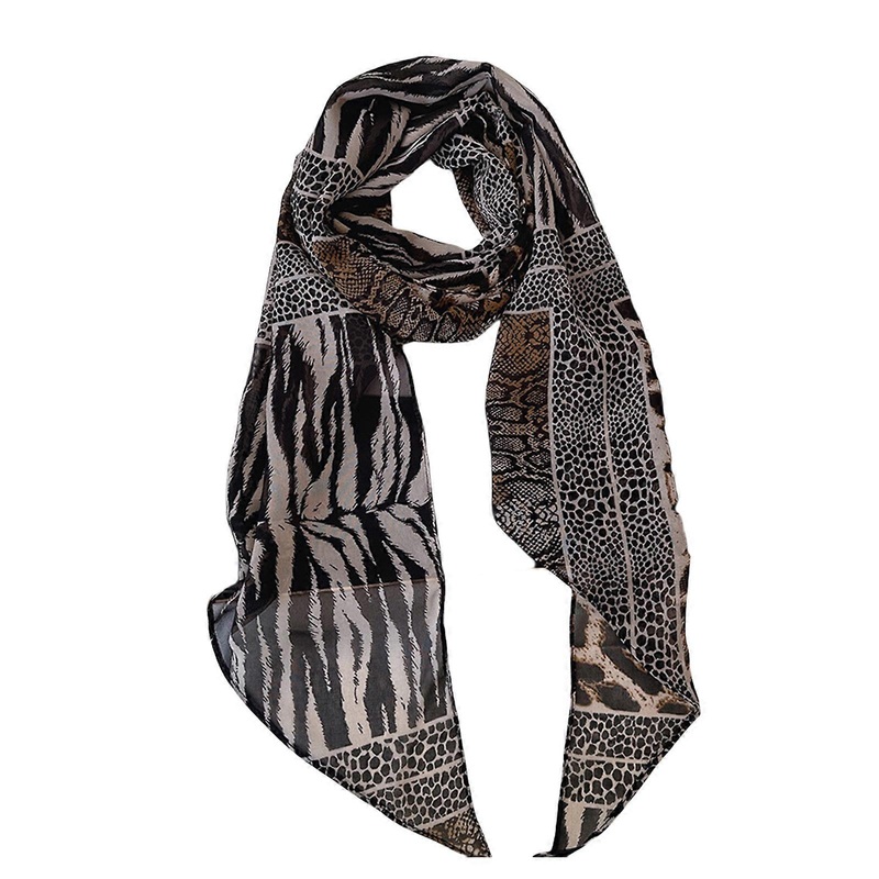 Casual Leopard Patterned Scarf Adult Women Girl Western Thin Neck Scarf Neck Shawl for Party Club Wear Fashion Neckwear | Fruugo SG