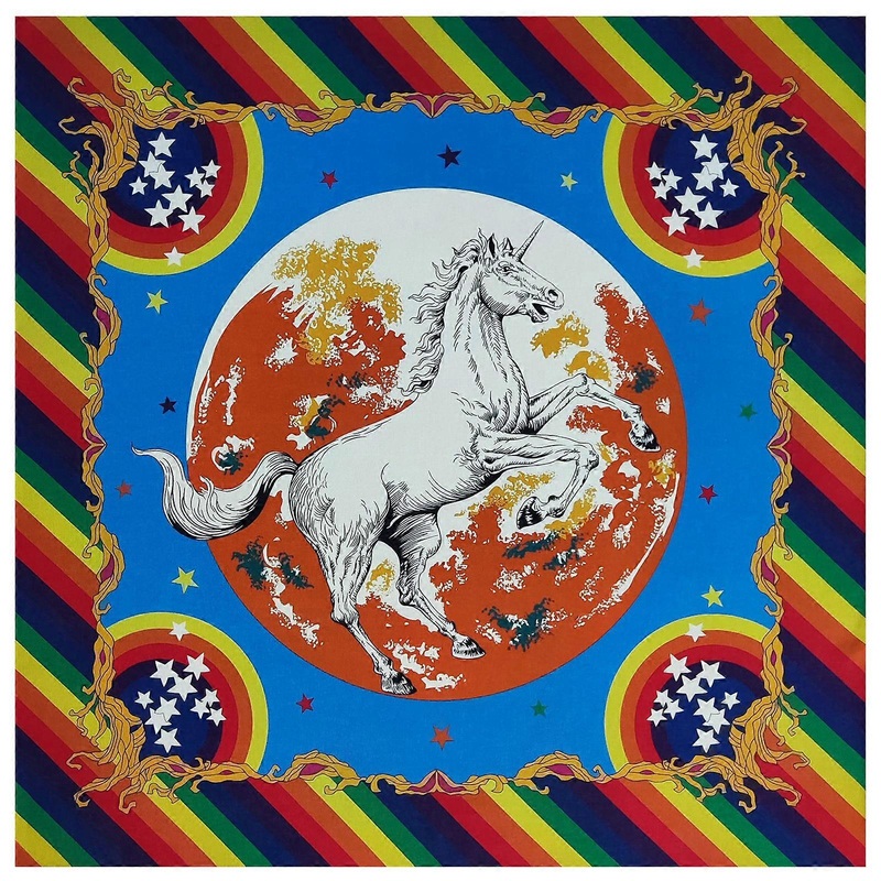 Hiphop Styles Bandana Handkerchief Sports Square Head Scarf Versatiles Headscarf for Outdoor Activity  Color striped unicor | Fruugo SG