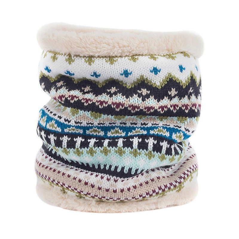 Knitted Scarf Fashion Winter Warm Circle Loop Neck Warmer For Hiking Climbing 50cm Multi 1Pack | Fruugo SG