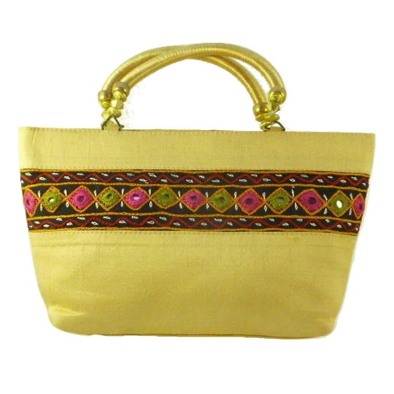 Silk Handbag Divya 07 Silk Sauvage at Pashmina & Silk | Fruugo SG