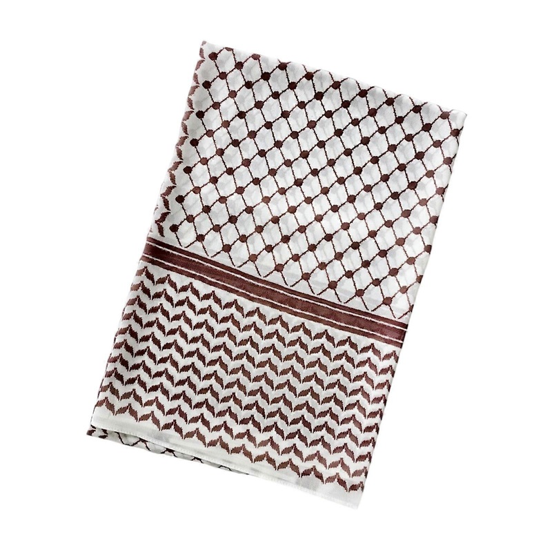 Women Kaftan Hijab Scarf Plaids Pattern Shawl Abaya Headscarf Adult Desert Hijab Headscarf Turban Hairwrap Headcover  brown | Fruugo SG