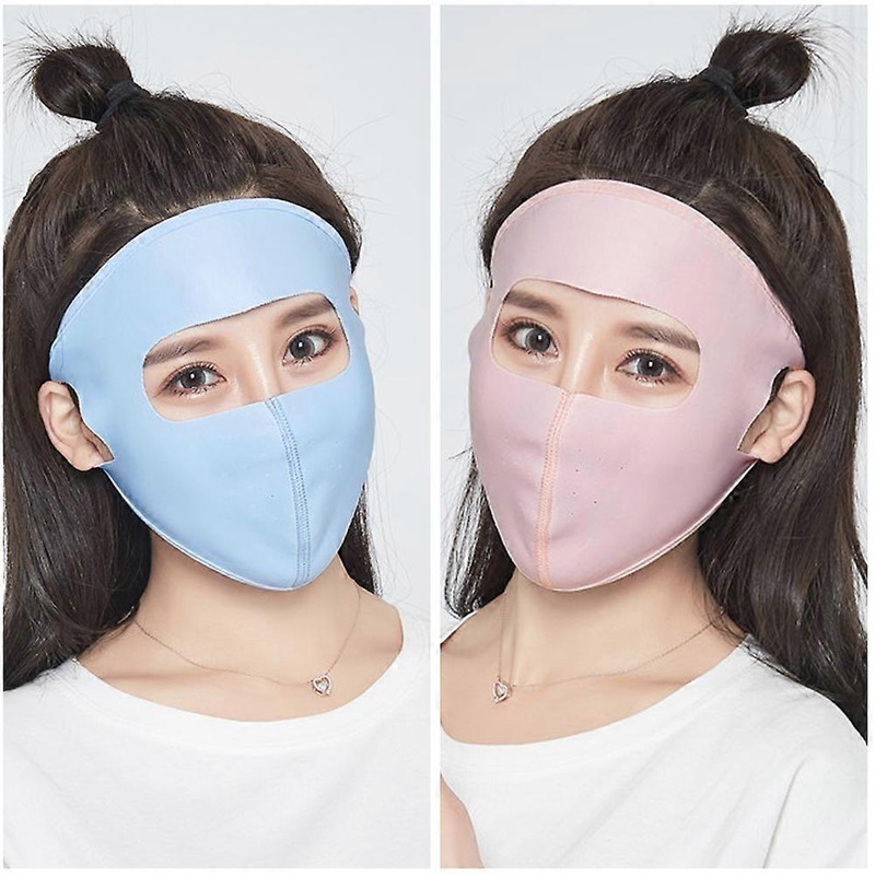 Women Multifunctional Scarf Air Hole Warm Print Cycling Anti-dust Reusable Mouth Face Cover Full Face Ice Silk Sunscreen Mask | Fruugo SG