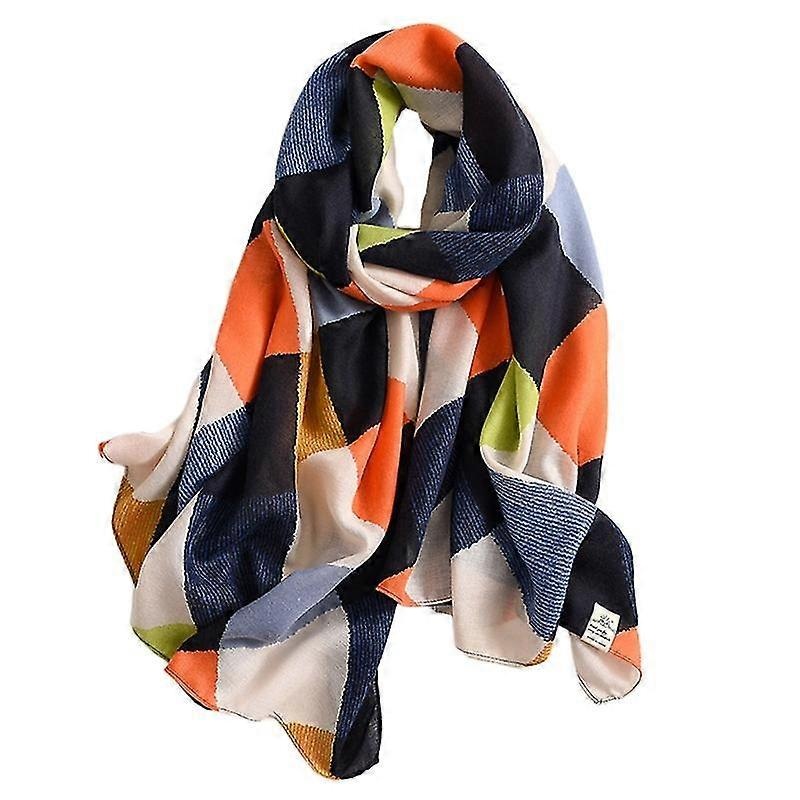 180x90cm Fashion Retro Diamond Printed Cotton Linen Shawl Women Hijabs Scarf Muslim Wide Scarve Wrap For Female Ladies | Fruugo SG