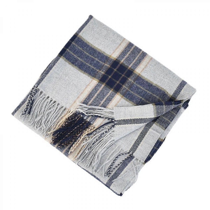 Cashmere Feel Scarf Soft Winter Buffalo Tartan Tweed Houndstooth Plaid Gift Women MenDark blue | Fruugo SG