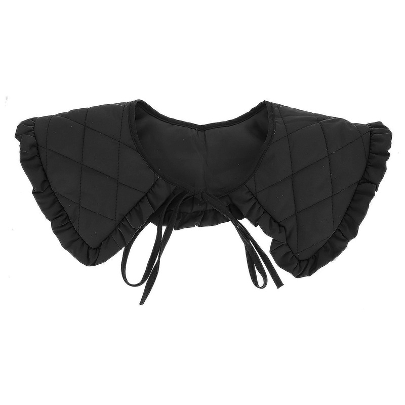 Cozy Scarf For Women Detachable Keep Warm Costume Autumn Winter Black 46X33X05CM 1Pcs | Fruugo SG