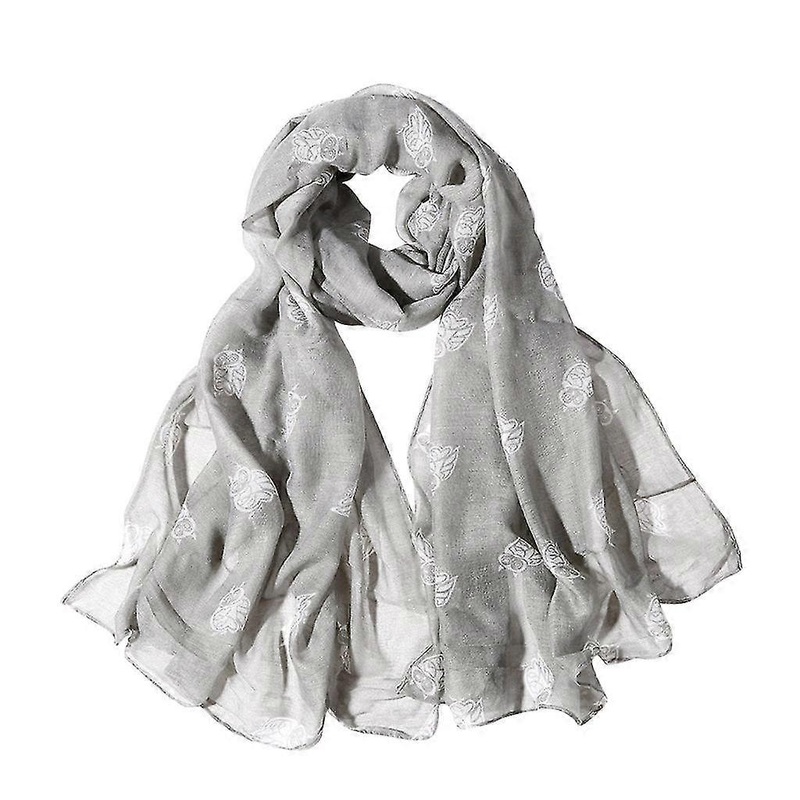 fashion ladies lady womens long cute owl print scarf wraps shawl soft scarves | Fruugo SG