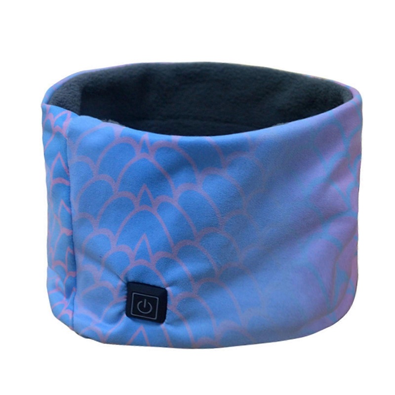 Heated Neck Warmers For Women Men Heating Scarf Neck Gaiter Scarf Neckerchief Thick Warm Gaiter Collar  fish scale powder | Fruugo SG