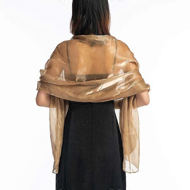Iridescent Wrap Stole Shawl For Weddings Bridal Bridesmaids Proms & Parties | Fruugo SG