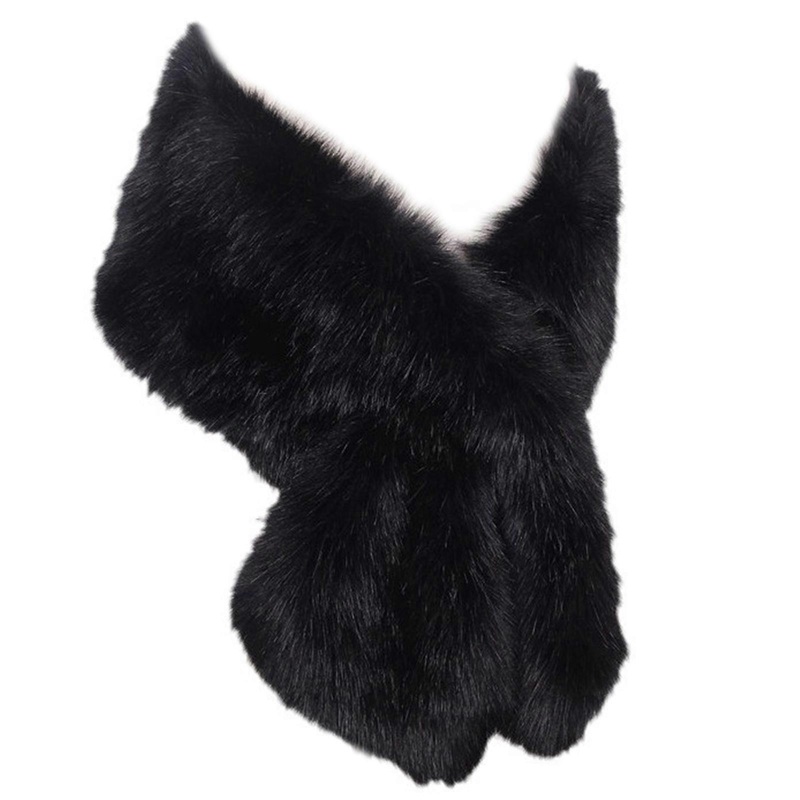 Luxurious Plush Shawl Neckerchief Shawl Plush Wrap Elegant Long Bridal Shawl for Evening Parties and Daily Wear  Black | Fruugo SG