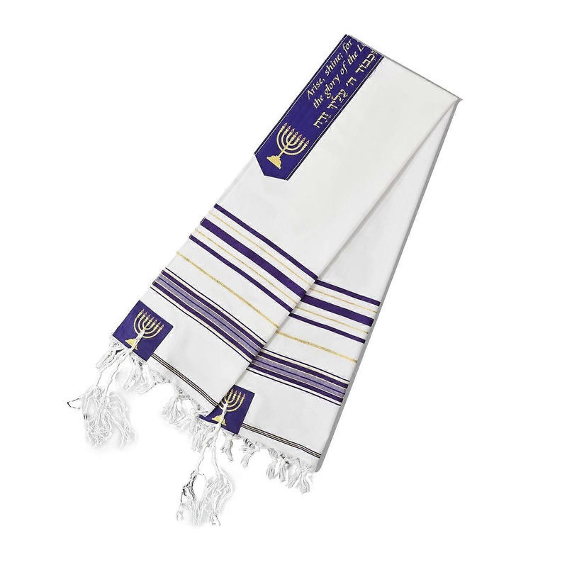 Classical Stripe Tallit Prayers Shawl 71Inch Soft Breathable Prayer Scarf For Religious Ceremonies Men Women Unisex  Purple | Fruugo SG