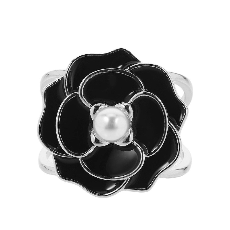 Decorative Scarf Ring Clip Floral Buckle Fastener For Women Shawl 1Pcs | Fruugo SG